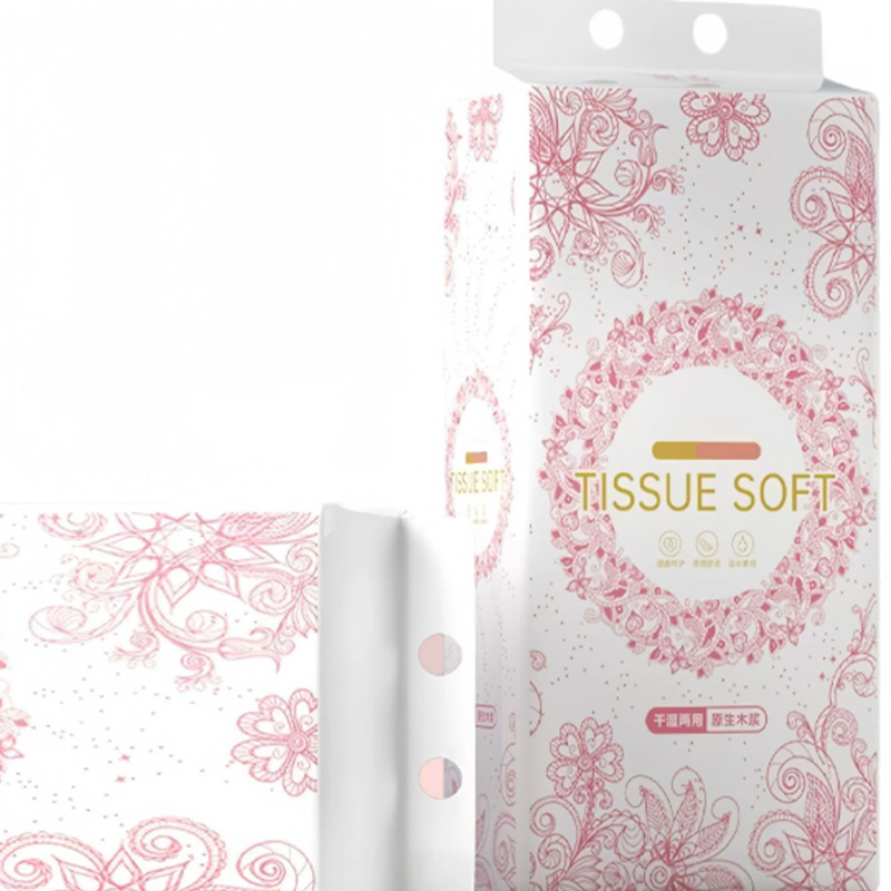 Household hanging tissue dispenser with bottom extraction type