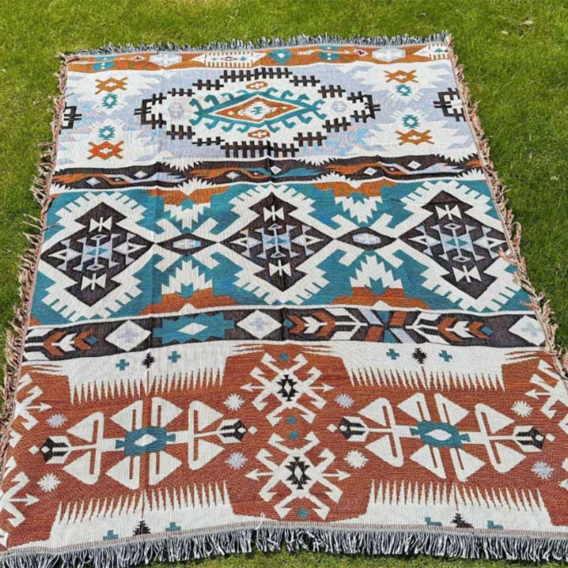 Picnic sofa cushion, sofa scarf, sofa cover, all-season sofa cushion cover, bed end blanket, tapestry
