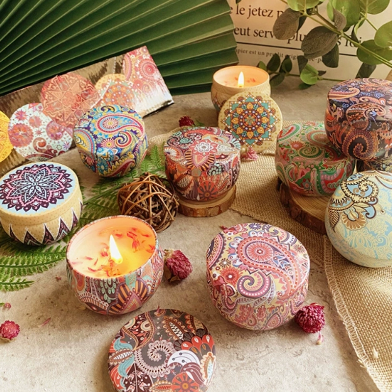 Smokeless Soy Wax Tin Scented Candle