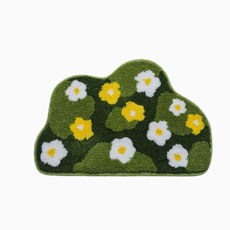 3D Moss Landscape Tufted Bath Mat