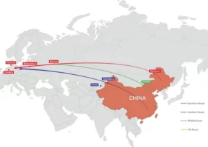 China to Russia Shipping Time by Rail, Truck, Air, and Sea