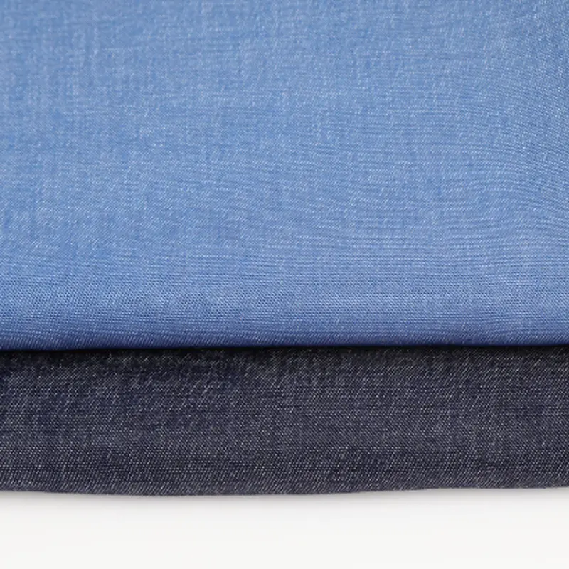 Stretch Denim Fabric by The Yard, Dark Wash Cotton Twill Jeans Fabric, Elastic Denim Cloth for Pants, Jeans, Jackets, Skirts, Bags and Crafts