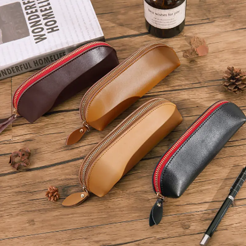 Fashion Leather Cigarette Case Holder, Portable Slim Long Storage Pouch for Cigarettes, Cash and Cards